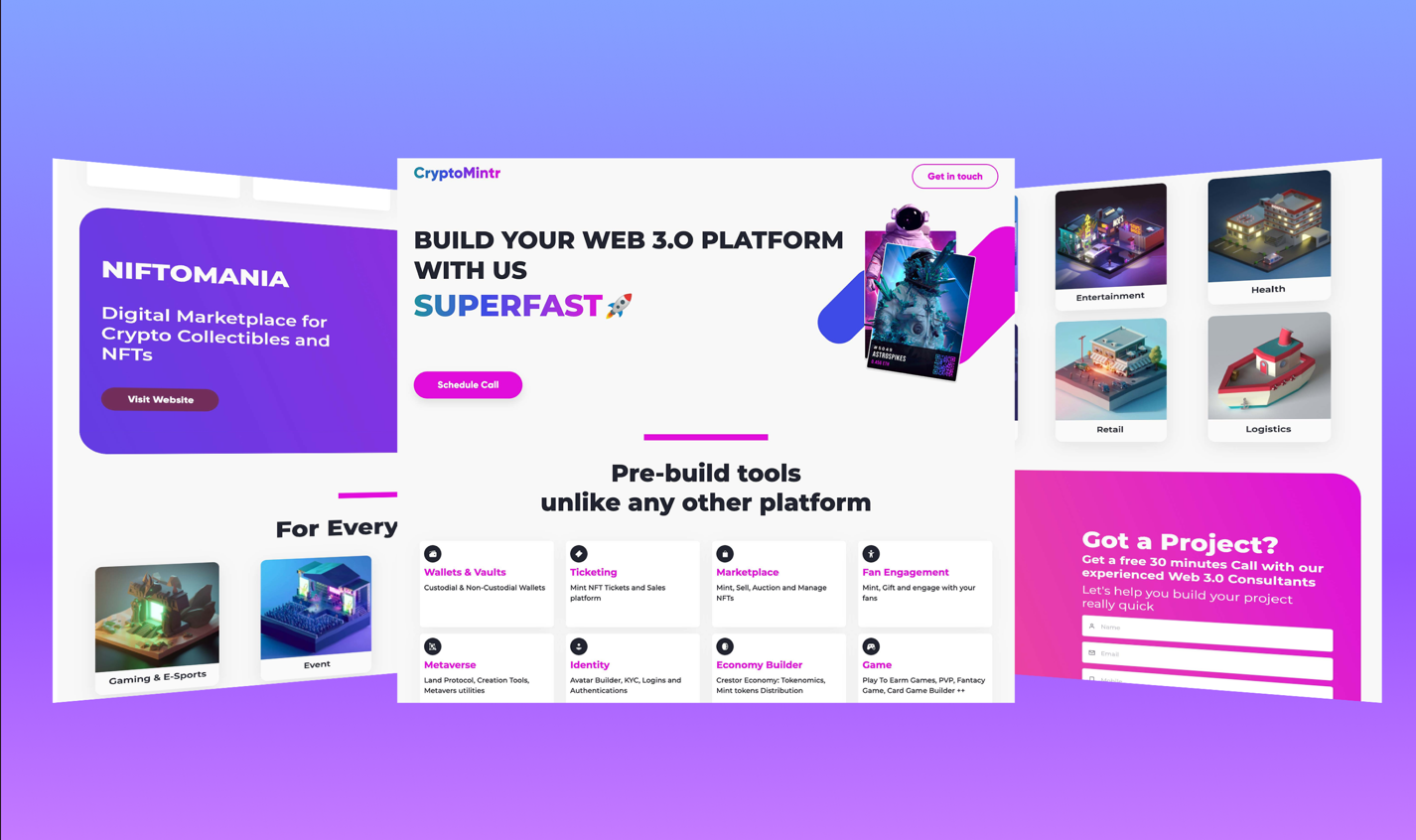 Monkhub Innovations agency's portfolio